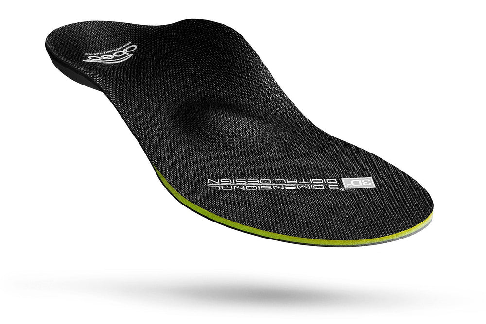 3D3 Orthotics Premium Orthotic Mens Metatarsal - Black
