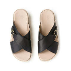 Solstice Cross Slide Metatarsal - Black