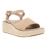 Solstice Buckle Sandal - Cuban Sand Suede