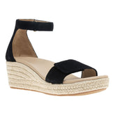 Riviera Ankle Sandal Metatarsal - Black Suede