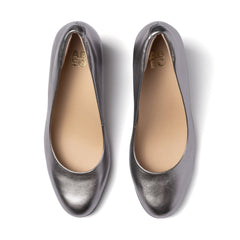 Tempo Pump - Silver Metallic Leather