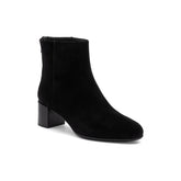 Plaza Back Zip Metatarsal - Black Suede