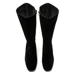Avenue Tall - Black Suede