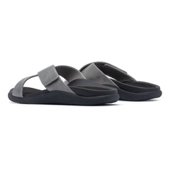 Laguna Slide - Silver Leather