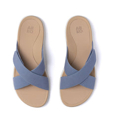Laguna Slide - Light Denim Canvas