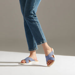 Laguna Slide - Light Denim Canvas