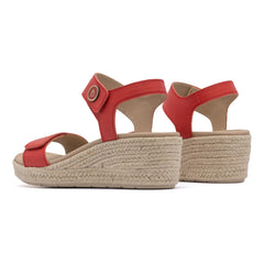 Riviera Strap Sandal Metatarsal - Red