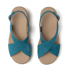 Riviera Cross - Teal Leather