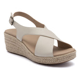 Riviera Cross - Off White Leather