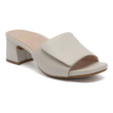 Avenue Slide Metatarsal - Off White Leather