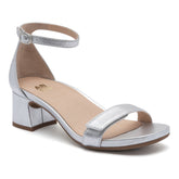 Avenue Strap Metatarsal - Silver Leather