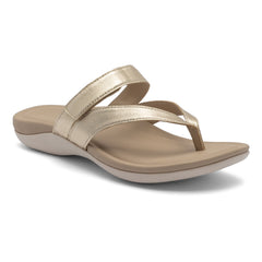 Oasis Thong Sandal Metatarsal - Light Gold