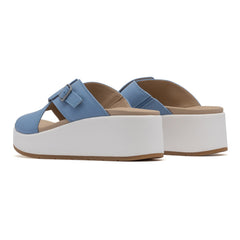 Solstice Cross Slide - Denim