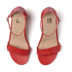 Tempo Strap Metatarsal - Red Leather