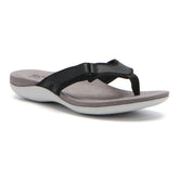 Oasis Sport Flip Flop Metatarsal - Black