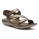 Oasis Sandal - Fossil Metallic