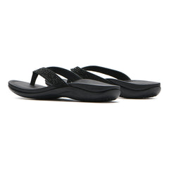 Oasis Flip Flop - Black Sparkle