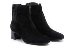 Avenue Mid Black Suede | Women ABEO Footwear Boots