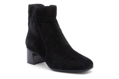 Avenue Mid Black Suede | Women ABEO Footwear Boots
