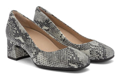 Avenue Pump White Snake | Women ABEO Footwear Dress