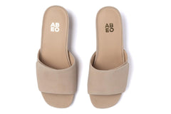 Avenue Slide Cuban Sand Suede | Women ABEO Footwear Dress