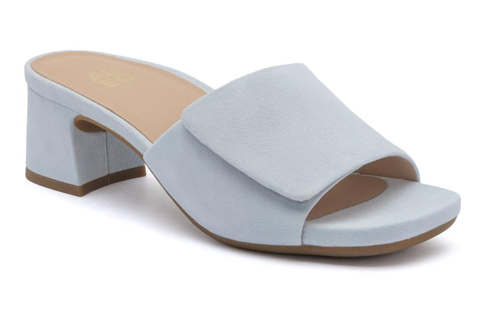 Avenue Slide Light Blue Suede | Women ABEO Footwear Dress