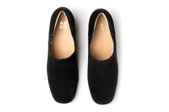 Avenue Slip On Black Suede | Women ABEO Footwear Dress
