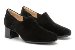Avenue Slip On Black Suede | Women ABEO Footwear Dress