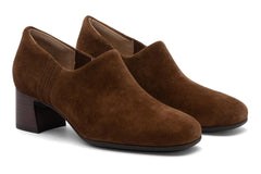 Avenue Slip On Caramel Suede | Women ABEO Footwear Dress