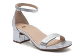 Avenue Strap Silver Leather | Women ABEO Footwear Dress