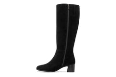 Avenue Tall Black Suede | Women ABEO Footwear Boots