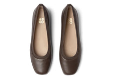 Cadence Ballet Dark Brown | Women ABEO Footwear Dress