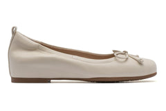 Cadence Bow Off White Leather | Women ABEO Footwear Dress