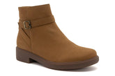Compass Buckle Tan Nubuck | Women ABEO Footwear Boots