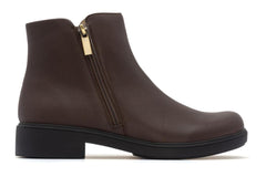 Compass Zip Dark Brown | Women ABEO Footwear Boots