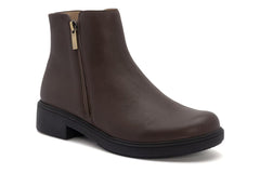 Compass Zip Dark Brown | Women ABEO Footwear Boots