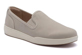 Encore Slip On Beige Canvas | Women ABEO Footwear Sneakers