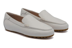 Harbor White Pebble Leather | Women ABEO Footwear Dress