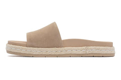Isle Slide Cuban Sand Suede | Women ABEO Footwear Sandals