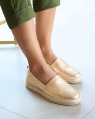 Isle Slip On Light Gold | Women ABEO Footwear Casual Shoes