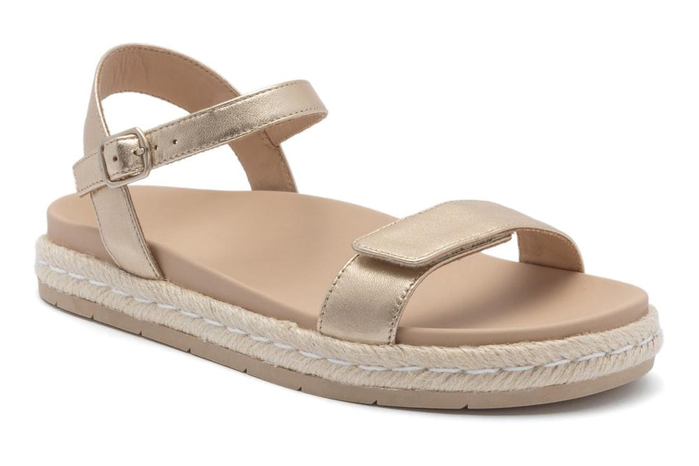 Isle Strap Light Gold | Women ABEO Footwear Sandals