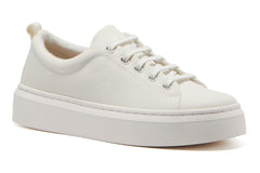 Jumpstreet Bungee White Canvas | Women ABEO Footwear Sneakers