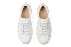 Jumpstreet Bungee White Leather | Women ABEO Footwear Sneakers