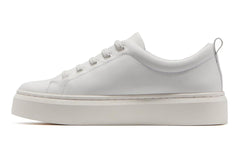 Jumpstreet Bungee White Leather | Women ABEO Footwear Sneakers