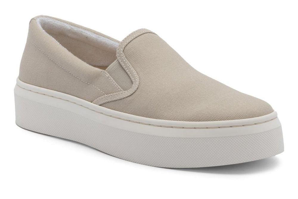 Jumpstreet Slip On Beige Canvas | Women ABEO Footwear Casual Shoes