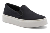 Jumpstreet Slip On Black Canvas | Women ABEO Footwear Casual Shoes
