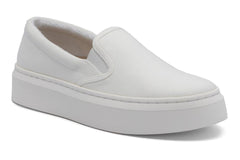 Jumpstreet Slip On White Canvas | Women ABEO Footwear Sneakers