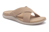 Laguna Slide Cuban Sand Leather | Women ABEO Footwear Sandals