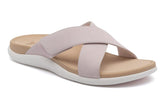 Laguna Slide Pink Leather | Women ABEO Footwear Sandals