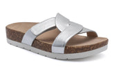 Lanai Slide Silver | Women ABEO Footwear Sandals